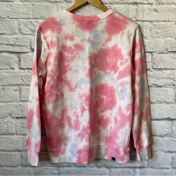 BENCH Pullover Crew Neck Ribbed Sweater Tie Dye Size Small - Picture 5 of 10